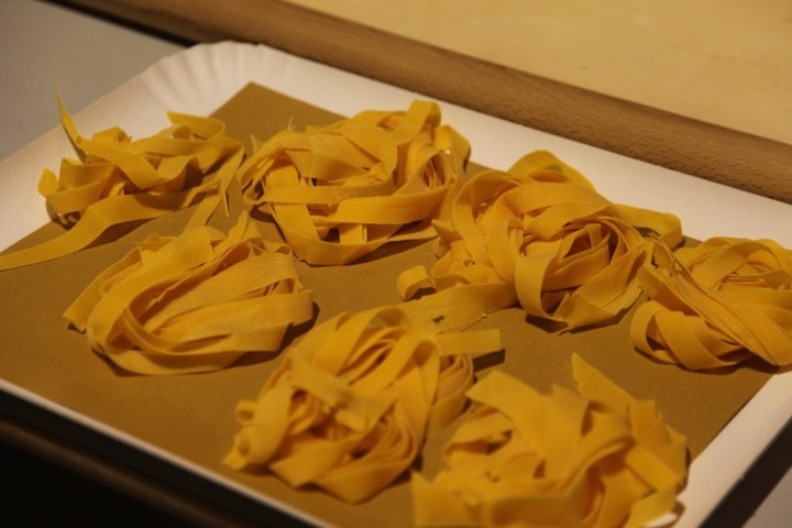 a tray of food on a table